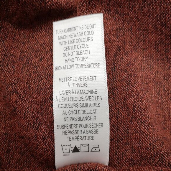 NWOT Ricki's Ladies Size Medium Rust Short Sleeves Lightweight Sweater - Picture 6 of 9